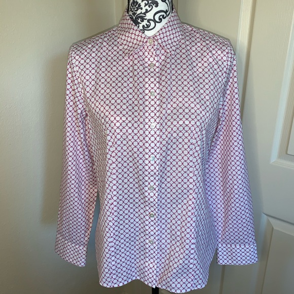 Talbots Tops - Talbots Petites Wrinkle Resistant Blouse